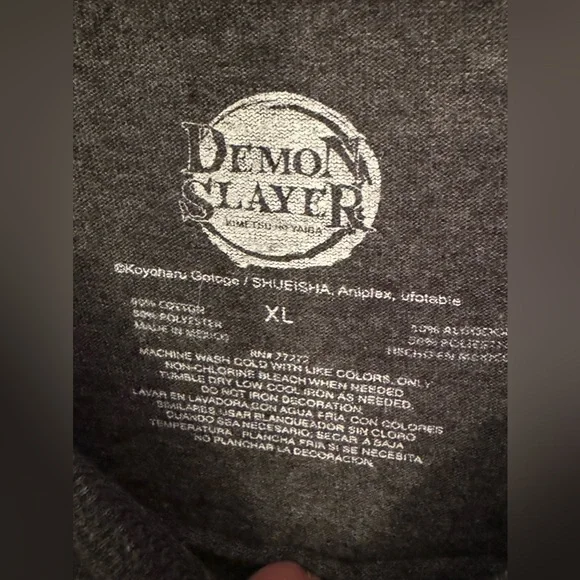 Demon Slayer Anime Tee T Shirt Size XL - Picture 3 of 3